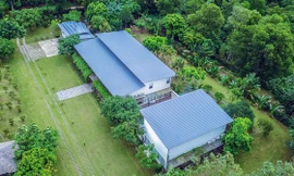 Công trình vi phạm của gia đình ca sĩ Mỹ Linh - Ảnh: Zing