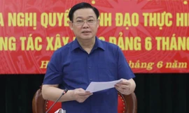 Bí thư Thành ủy, Bí thư Đảng ủy Bộ Tư lệnh Thủ đô Hà Nội Vương Đình Huệ