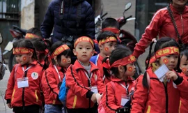 Phố phường Hà Nội rực rỡ trước trận chung kết AFF Cup