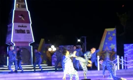 Video: Cận cảnh lính Trường Sa bay qua vòng lửa, hạ gục “đối thủ”