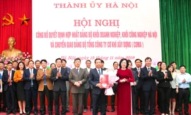 Hà Nội hợp nhất hai đảng bộ khối