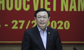 Bí thư Thành ủy Hà Nội Vương Đình Huệ - Ảnh: Trường Phong