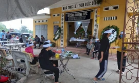 Đám tang người lao công bị sát hại đêm 4/4