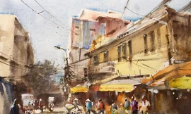 350 họa sỹ quốc tế ký họa vẻ đẹp phố cổ Hà Nội