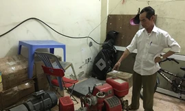 Hệ thống PCCC nhiều chung cư tái định cư hiện không còn tác dụng. Ảnh: Trường Phong