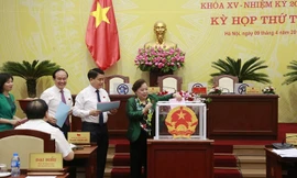 HĐND Hà Nội bỏ phiếu kín bầu, kiện toàn các chức danh