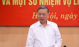 Bộ trưởng Công an Tô Lâm làm việc với lãnh đạo Hà Nội