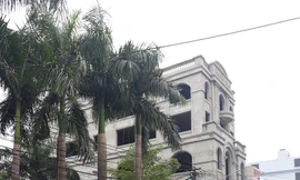 Một công trình vi phạm ở huyện Hoài Đức