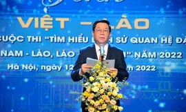 Nhiều người nước ngoài thi tìm hiểu quan hệ Việt - Lào