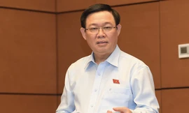 Bí thư Thành ủy Hà Nội Vương Đình Huệ. 