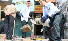 Đòi lại vỉa hè: Cận cảnh nơi làm quyết liệt nhất Thủ đô