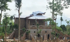 Một phần công trình cung điện công chúa. Ảnh: Trường Phong