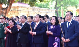 Lãnh đạo Hà Nội dâng hương tưởng nhớ liệt tổ, liệt tông, Chủ tịch Hồ Chí Minh