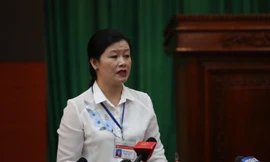 Bà Vương Thị Vân Khánh. Ảnh: Hoàng Mạnh Thắng