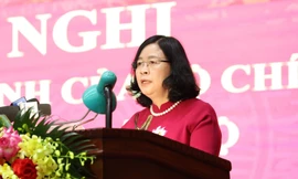 Tân Bí thư Hà Nội Bùi Thị Minh Hoài: 'Tôi xin hứa sẽ nỗ lực hết mình'