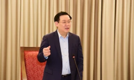 Bí thư Thành uỷ Hà Nội Vương Đình Huệ