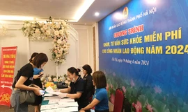 Hà Nội khám sức khoẻ, tầm soát ung thư miễn phí cho công nhân, lao động