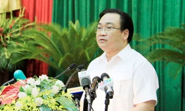 Bí thư Thành ủy Hà Nội Hoàng Trung Hải 