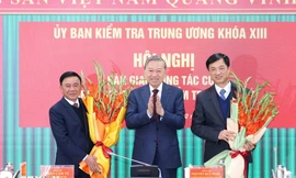 Tổng Bí thư Tô Lâm dự Hội nghị bàn giao công tác của Chủ nhiệm Ủy ban Kiểm tra Trung ương