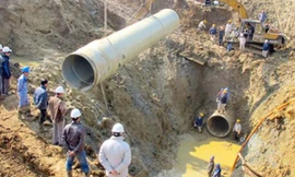 Đường ống sông Đà lại gặp sự cố, hơn 6 vạn dân bị ảnh hưởng