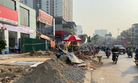 Hà Nội chỗ nào cũng bụi