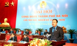Ông Phạm Quang Thanh tái đắc cử Chủ tịch LĐLĐ thành phố Hà Nội