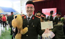 Thượng úy công an hiến máu tình nguyện 19 lần