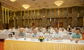 Các đại biểu tham dự Hội đồng chung khảo Giải báo chí quốc gia