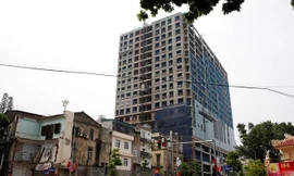 Hà Nội tiếp tục xử lý vi phạm tại công trình 8B Lê Trực