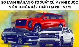 Giá bán ô tô nhập Mỹ chênh lệch thế nào khi được miễn thuế tại Việt Nam?