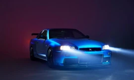 Xế cổ Nissan GT-R R34 được phục chế thành siêu xe