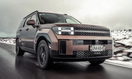 Hyundai Santa Fe bản hybrid được nâng cấp hệ truyền động