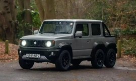Suzuki Jimny được độ 6 bánh