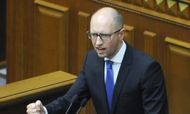 Thủ tướng Ukraine Arseniy Yatsenyuk. (Nguồn: AFP/TTXVN) 