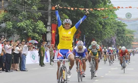 VĐV Nguyễn Tuấn Hoài, Dược Domesco Đồng Tháp 1 cán đích đầu tiên tại TP.Sơn La