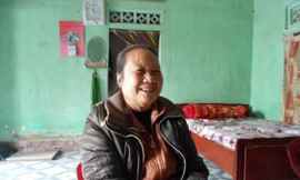 Cô Nguyễn Thị Toán ngồi tâm sự với phóng viên. 