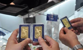 Giá vàng trong nước giảm nhẹ