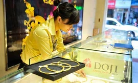 Chênh lệch vàng nội ngoại còn 1,1 triệu đồng