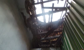 Phần mái nhà gần 30m2 bị sập.