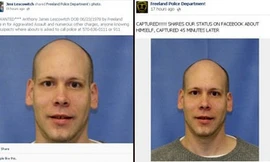 Bị bắt vì đăng ảnh truy nã của mình lên Facebook