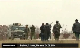 Cuộc đối đầu ở căn cứ quân sự Ukraine