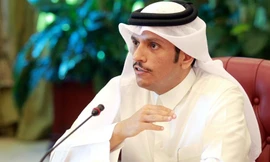 Ngoại trưởng Qatar Sheikh Mohammed bin Abdulrahman Al Thani.