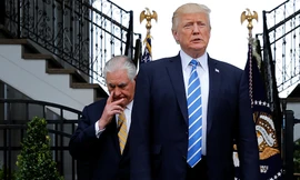 Mối quan hệ giữa Tổng thống và Ngoại trưởng Mỹ đang dần xấu đí? Ảnh: Reuters