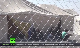 Bên trong khu tị nạn dành cho vợ và con của IS. Ảnh cắt từ video