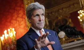 Cựu Ngoại trưởng Mỹ John Kerry. Ảnh: AP