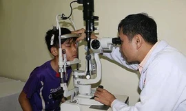 Nhật được điều trị tại bệnh viện ĐK tỉnh Hà Tĩnh.