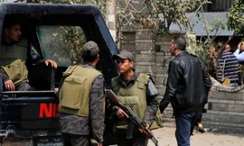 Lực lượng an ninh Ai Cập.