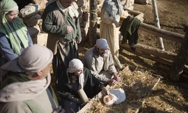 Màn tái hiện Chúa Jesus ra đời tại Nazareth vào ngày 20/12/2016. Ảnh: AP