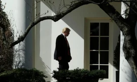 Tổng thống Donald Trump tại Nhà Trắng vào ngày 24/2. Ảnh: Reuters