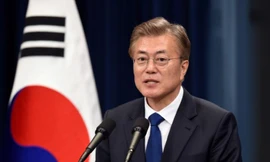 Tân Tổng thống Hàn Quốc Moon Jae-in. Ảnh: Reuters
